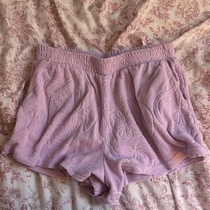 O'Neill Lilac Towel Like Textured Women's Shorts